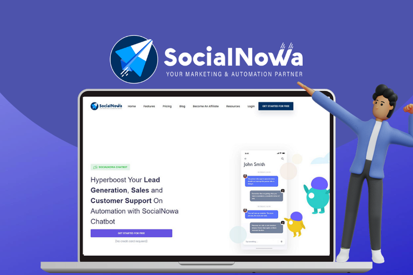 Read more about the article SocialNowa Chatbot
        
 Review : Appsumo Lifetime Deal
