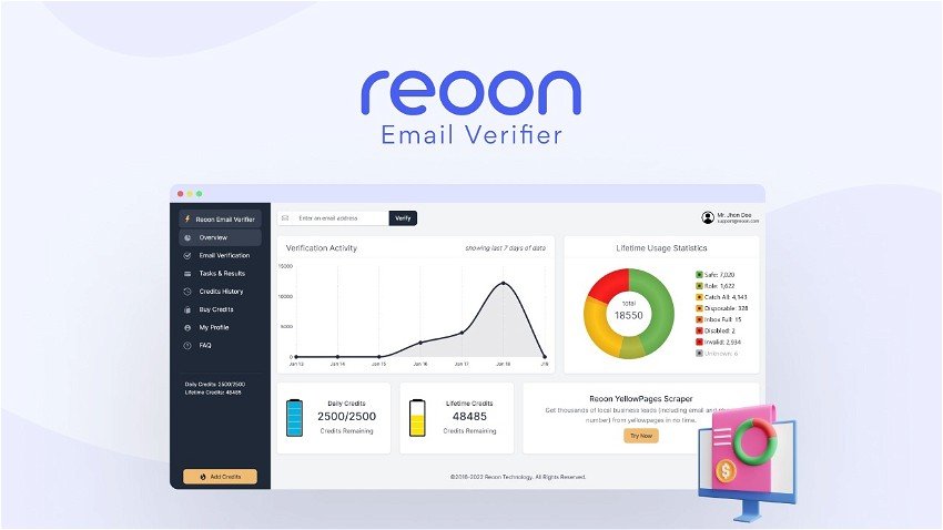 Read more about the article Reoon Email Verifier
        
 Review : Appsumo Lifetime Deal
