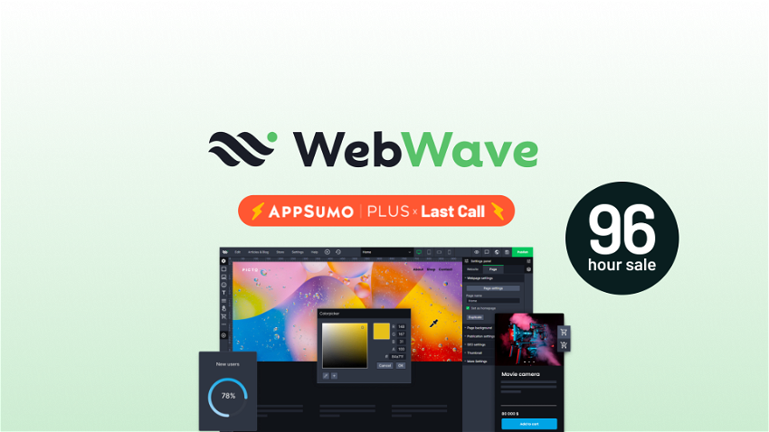 Read more about the article WebWave
        
 Review : Appsumo Lifetime Deal