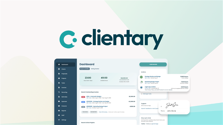 Read more about the article Clientary
        
 Review : Appsumo Lifetime Deal