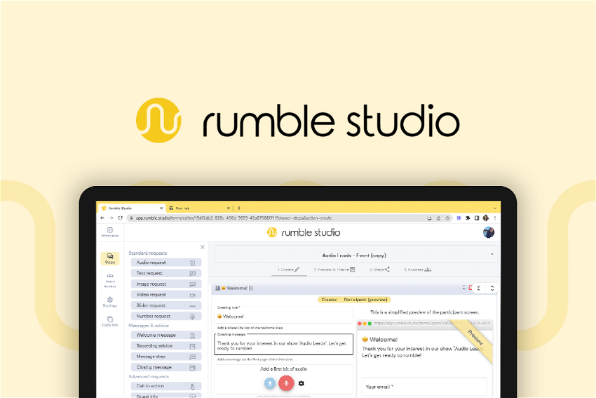 Read more about the article Rumble Studio
        
 Review : Appsumo Lifetime Deal